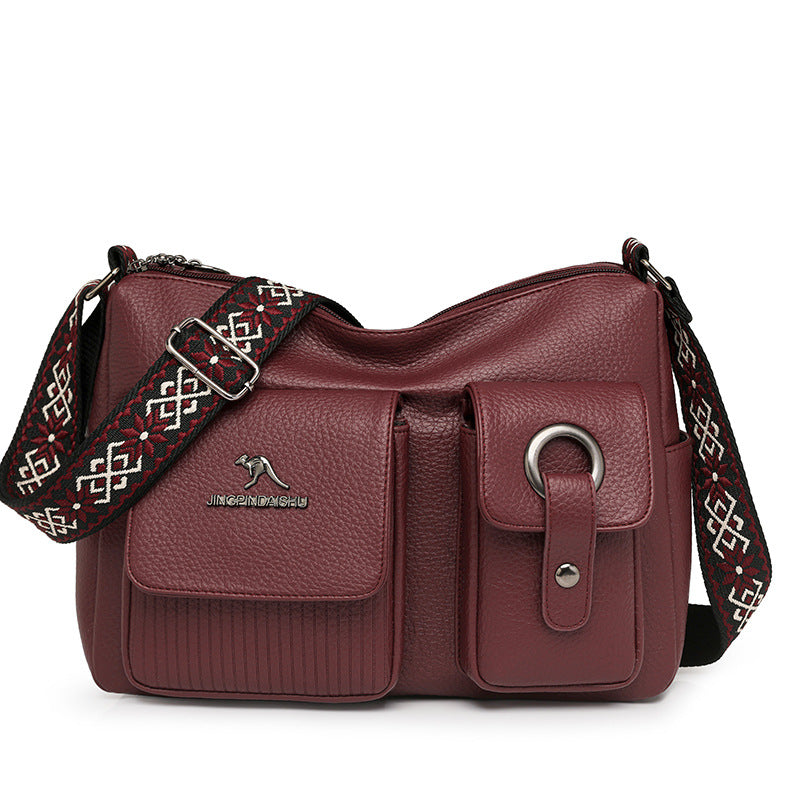 Multi Pocket Urban Shoulder Bag