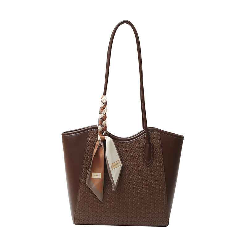 Aurelia Cross-Weave Large Capacity Tote Bag