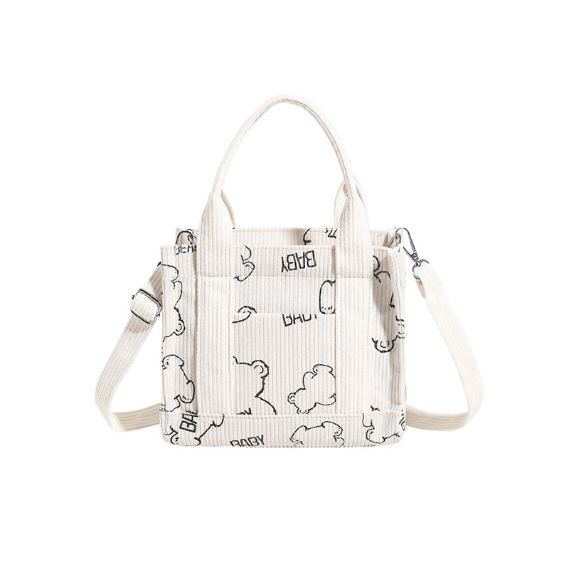 Portable Print Carryall Hand Bag