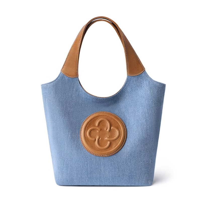 The Denim Bloom Tote