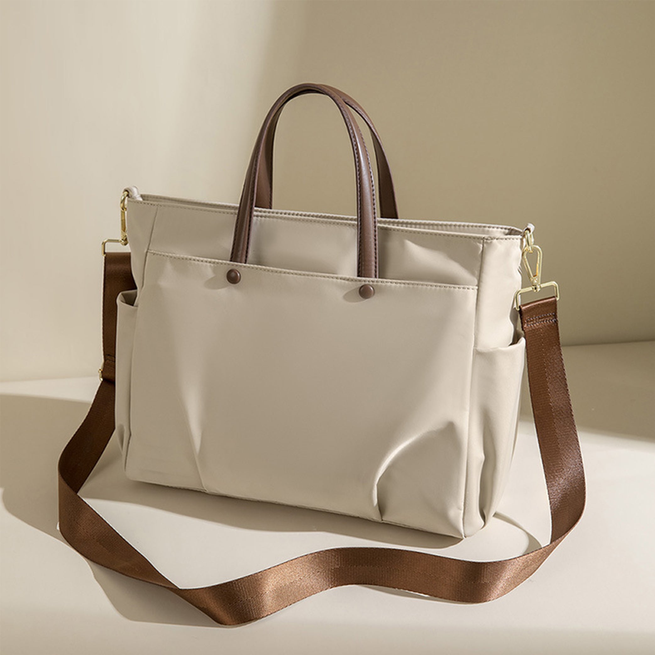 Oxford Cloth Women's Shoulder Tote