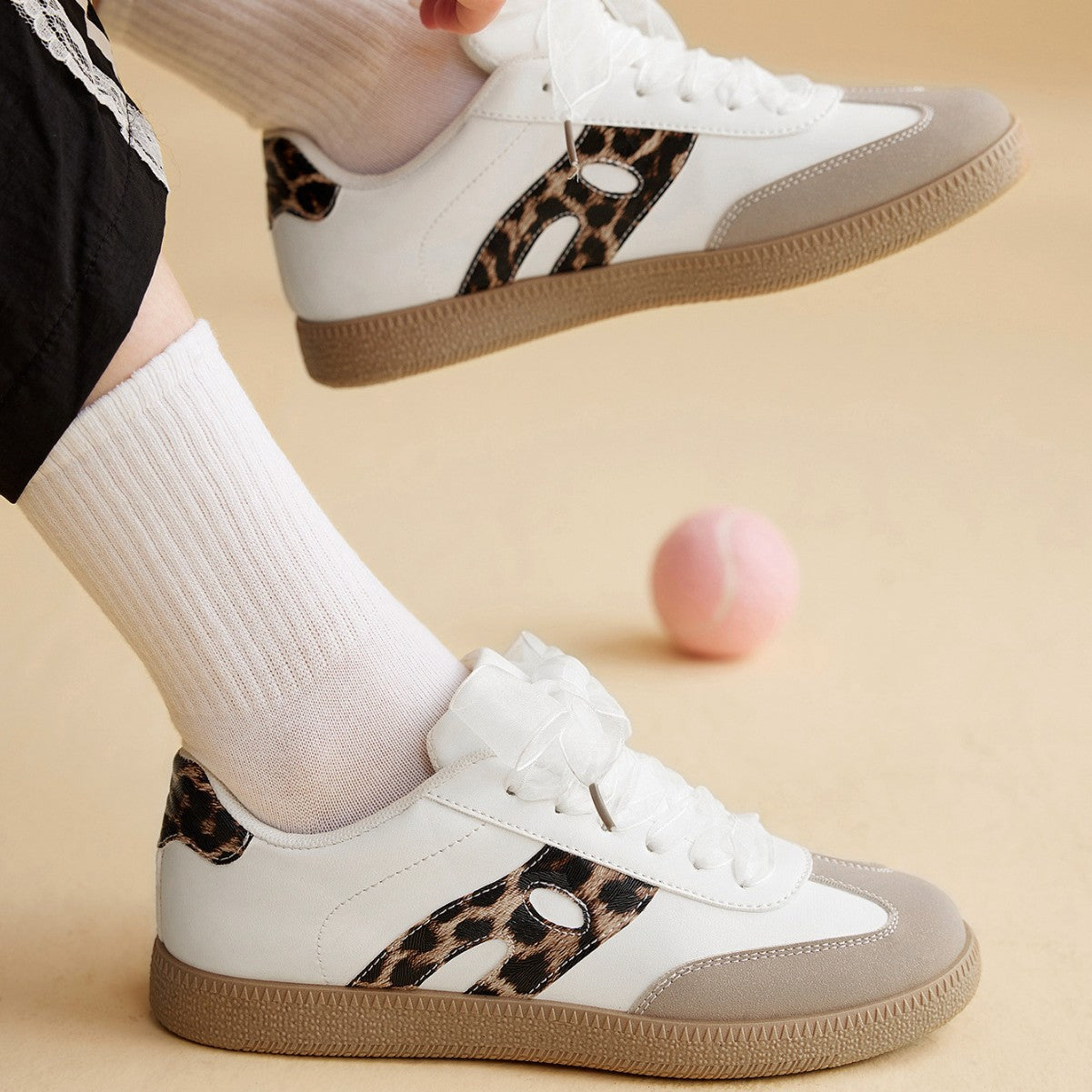 Leopard Luxe Flat Sneakers