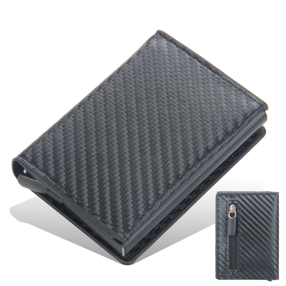 Carbon Fiber RFID Wallet With Multi Card Slots