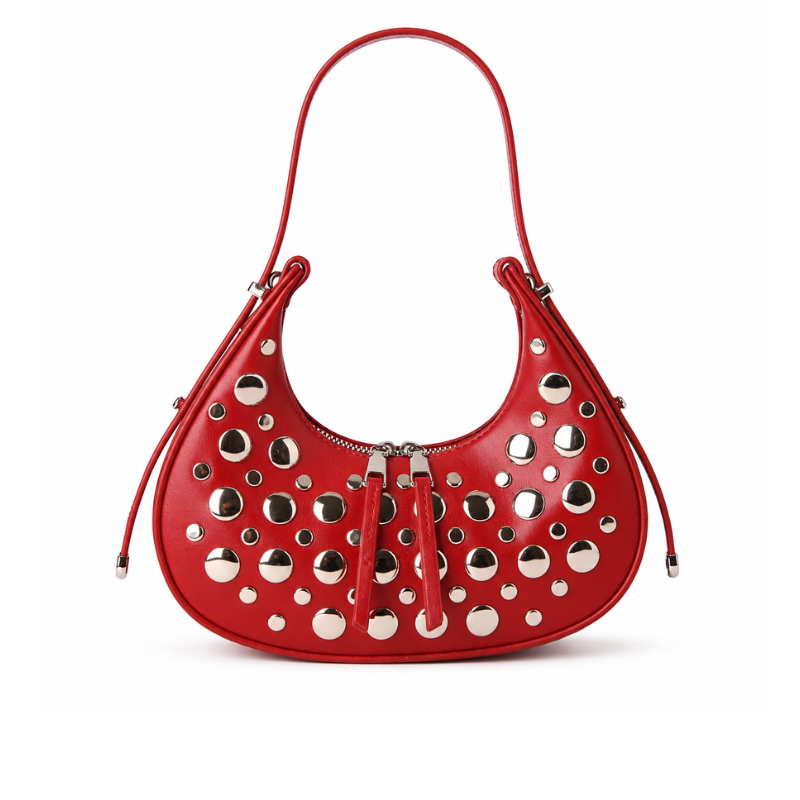 Scarlet Stud Shoulder Bag