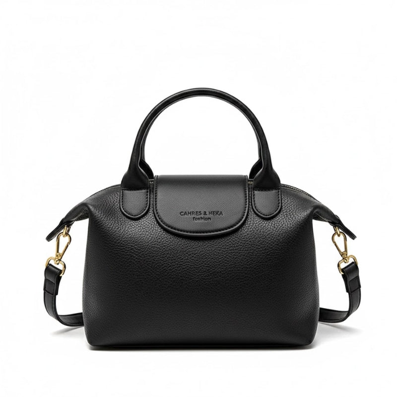 Two Tone Contrast Satchel Handbag