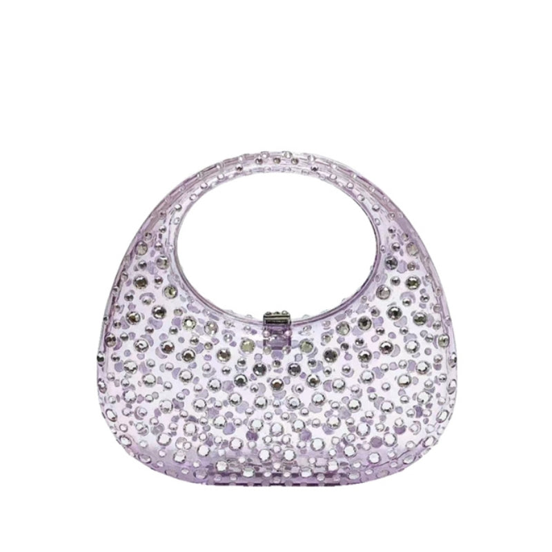 Elegant Rhinestone Clutch Handbag