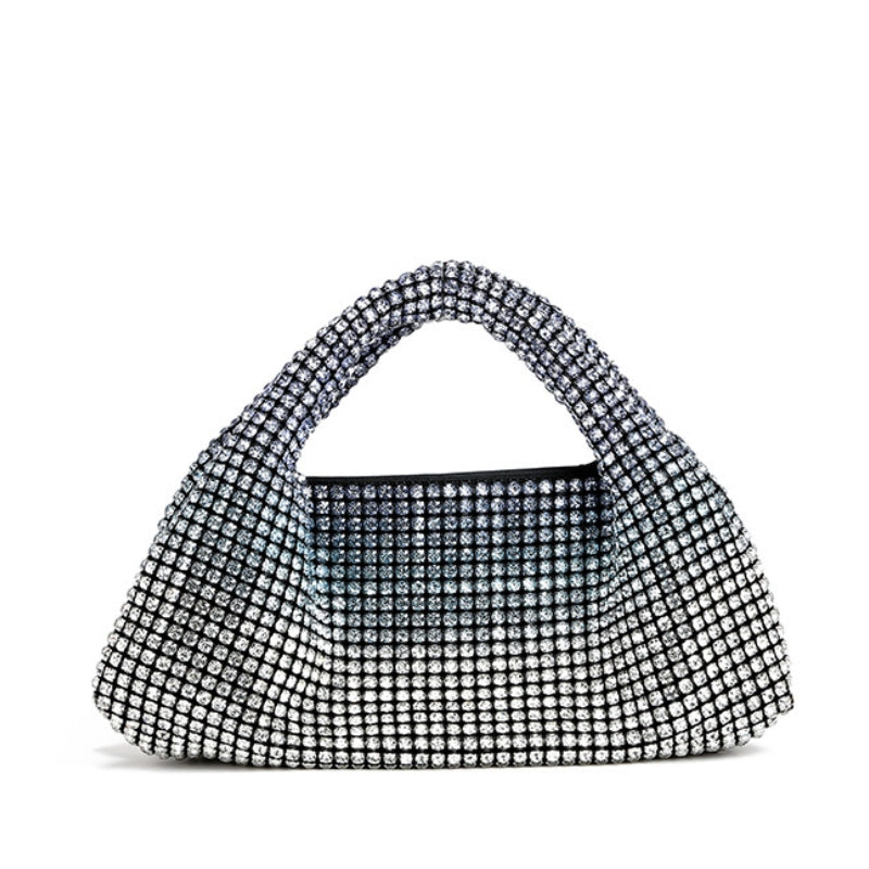Shimmering Rhinestone Top Handle Handbag