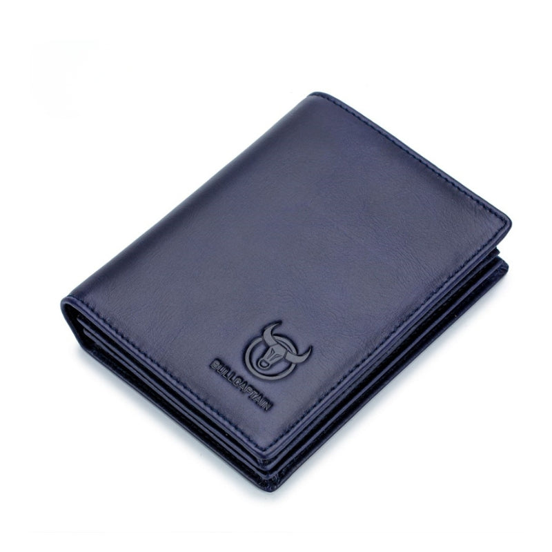 Men's Genuine Leather Top Cowhide Photo Layer Wallet