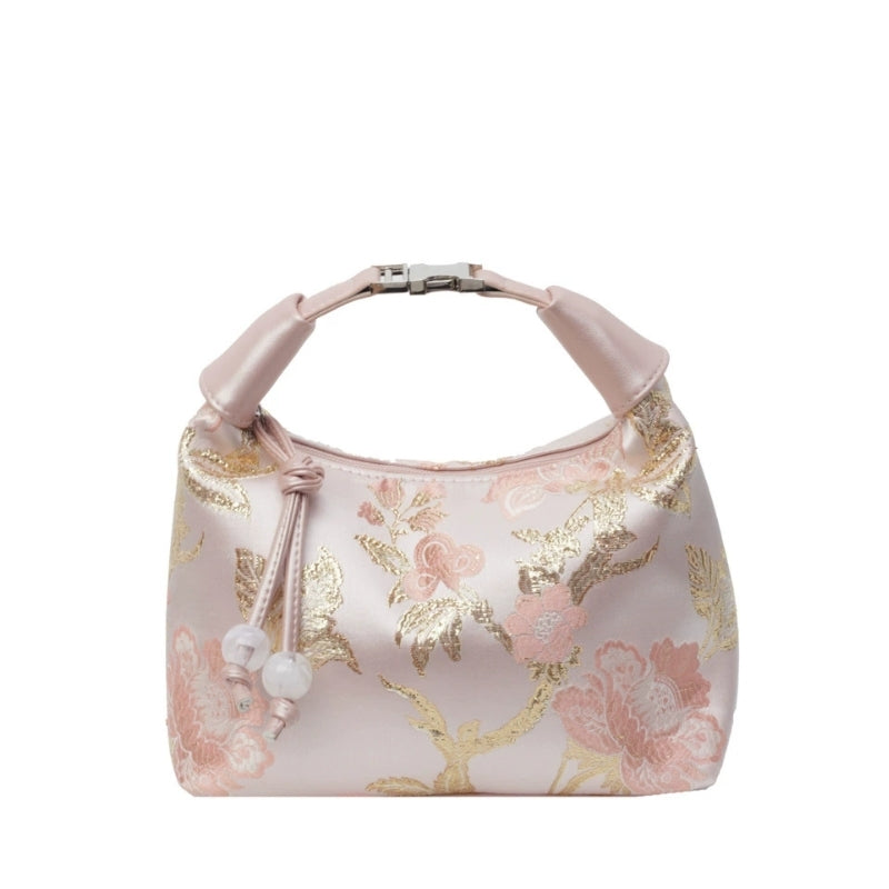 Pleated Silhouette Soft Touch Handbag