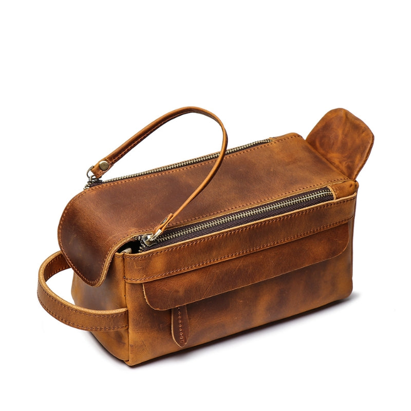 Retro Genuine Leather Mens Large Capacity Wallet