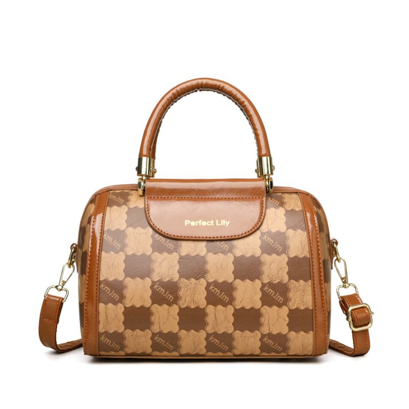 Blush Checkmate Handbag