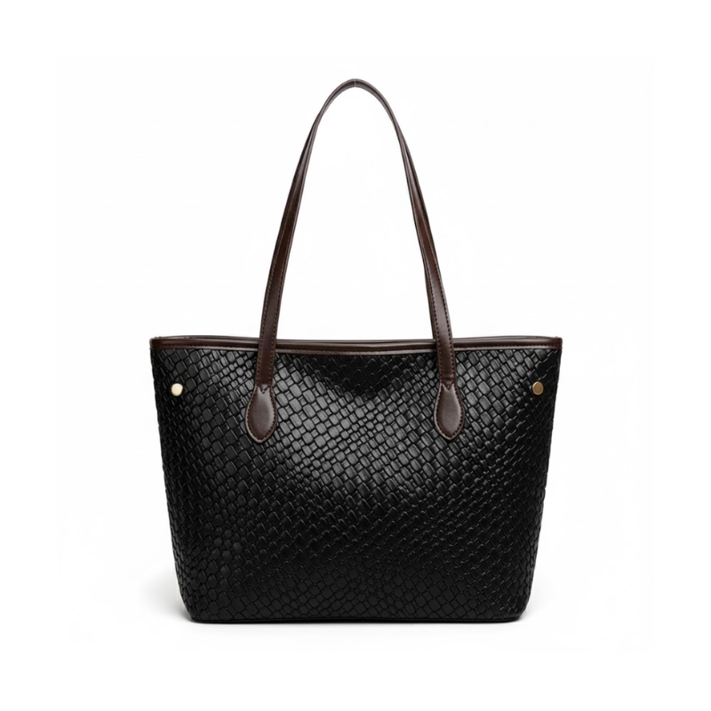 Minimalist Cognac Tote Bag