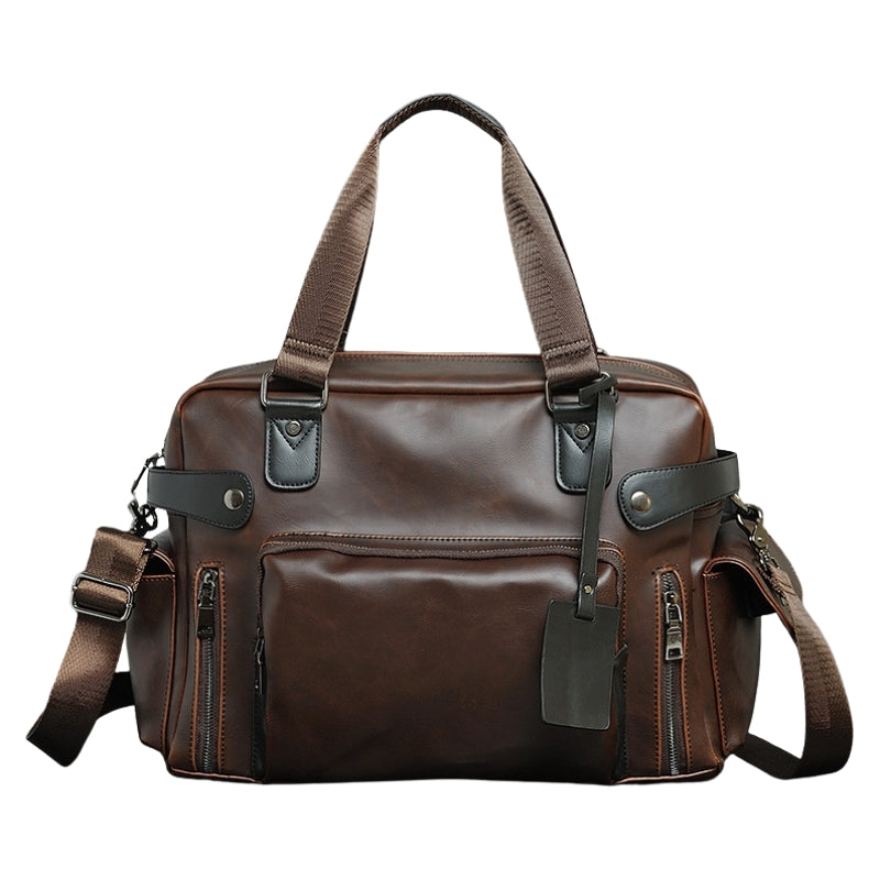 American Retro Wear Resistant Leather Shoulder Bag
