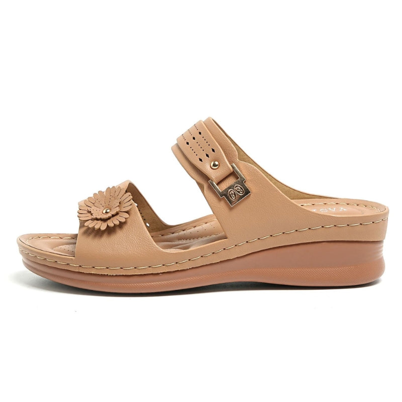 Cloud Step Dual-Strap Platform Sandals For Women