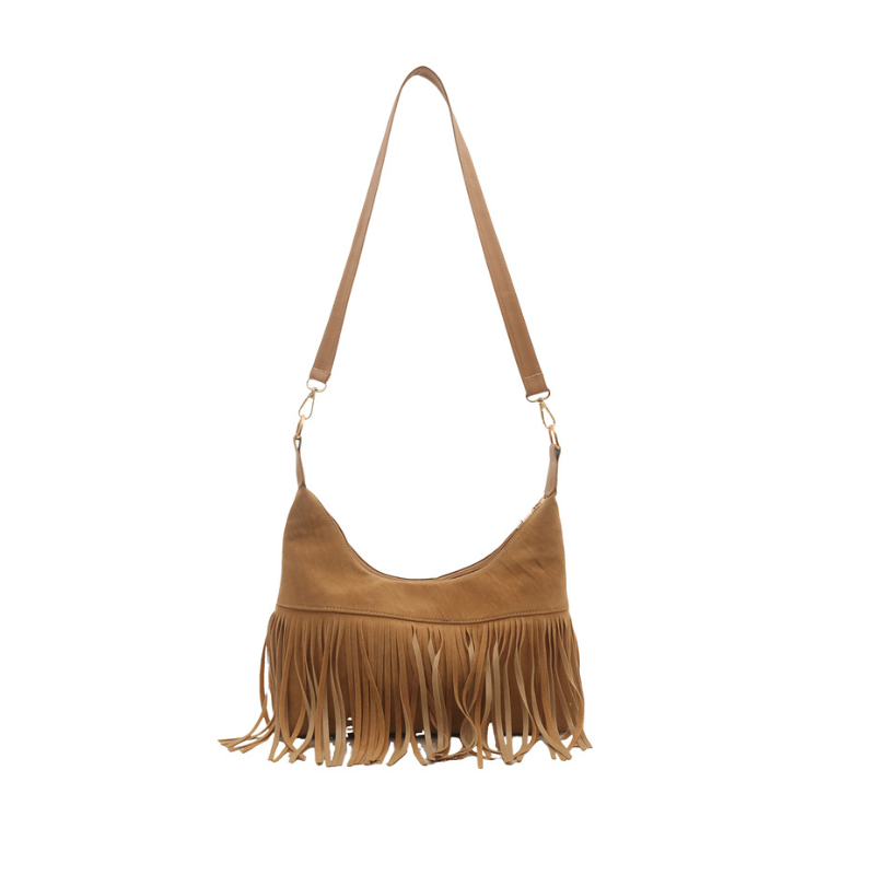 Sierra Fringe Hobo Shoulder Bag