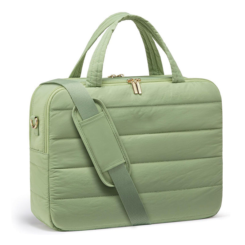 Puffy Quilted Laptop Bag