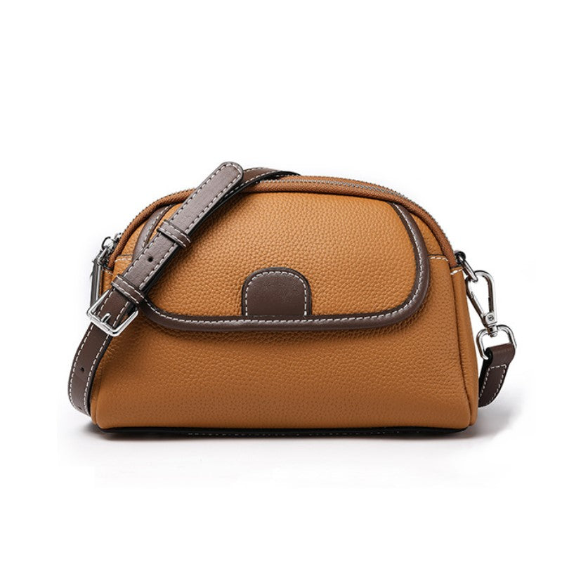 Luxe Crossbody Cowhide Mobile Bag