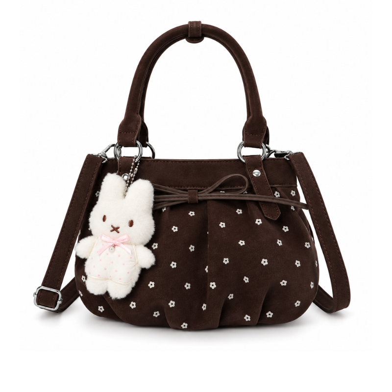 Pleated Polka Women’s Shoulder Bag