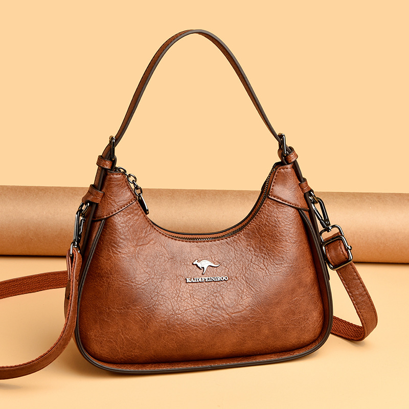 Women's Curved Hobo Shoulder Bag