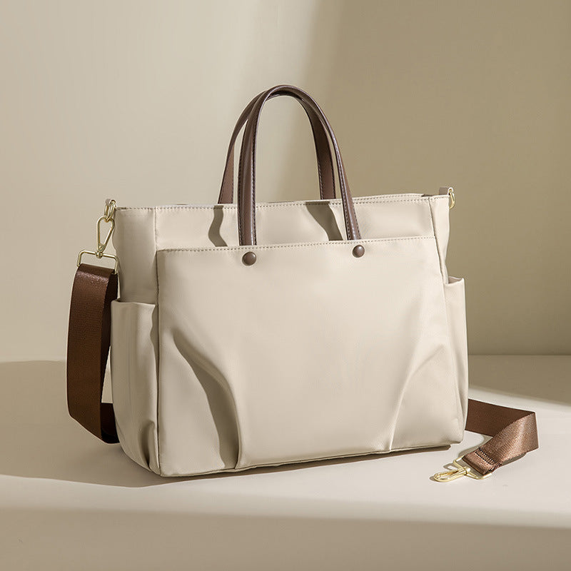 Oxford Cloth Women's Shoulder Tote