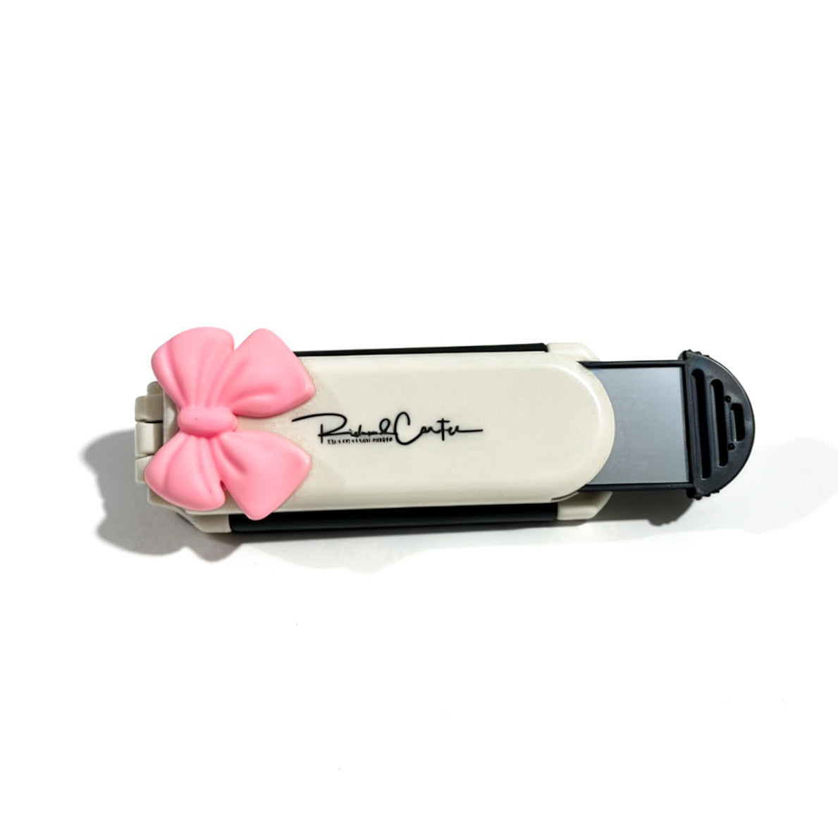 Bow Pocket Folding Hairbrush