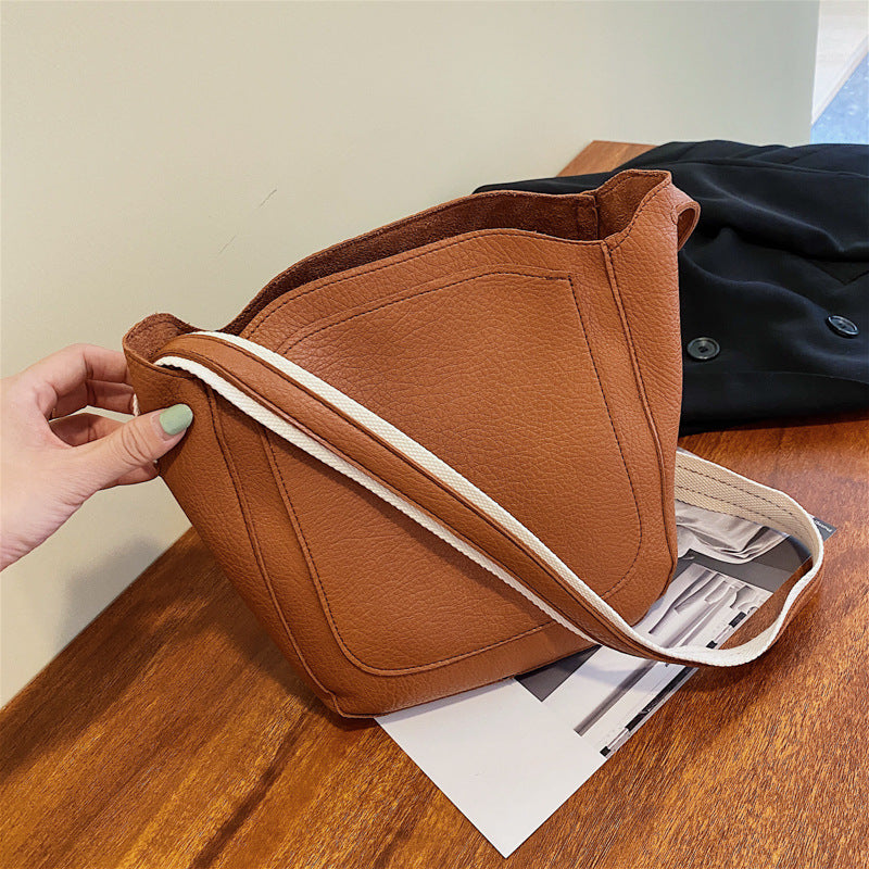 Solid Color Crossbody Bag