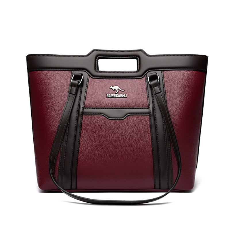 High End Kangaroo Leather Commuter Shoulder Bag