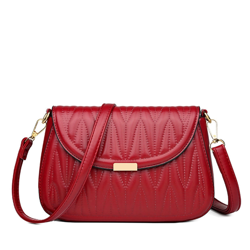 Sculpted Silhouette Crossbody Bag