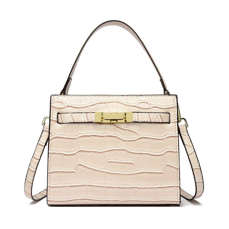 Serpentine Clasp Handbag