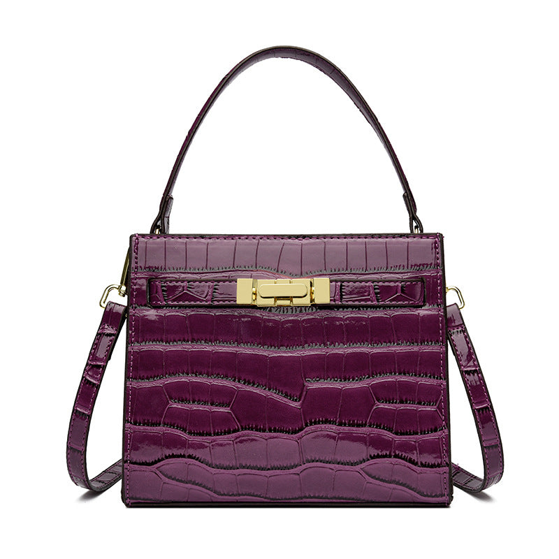 Serpentine Clasp Handbag