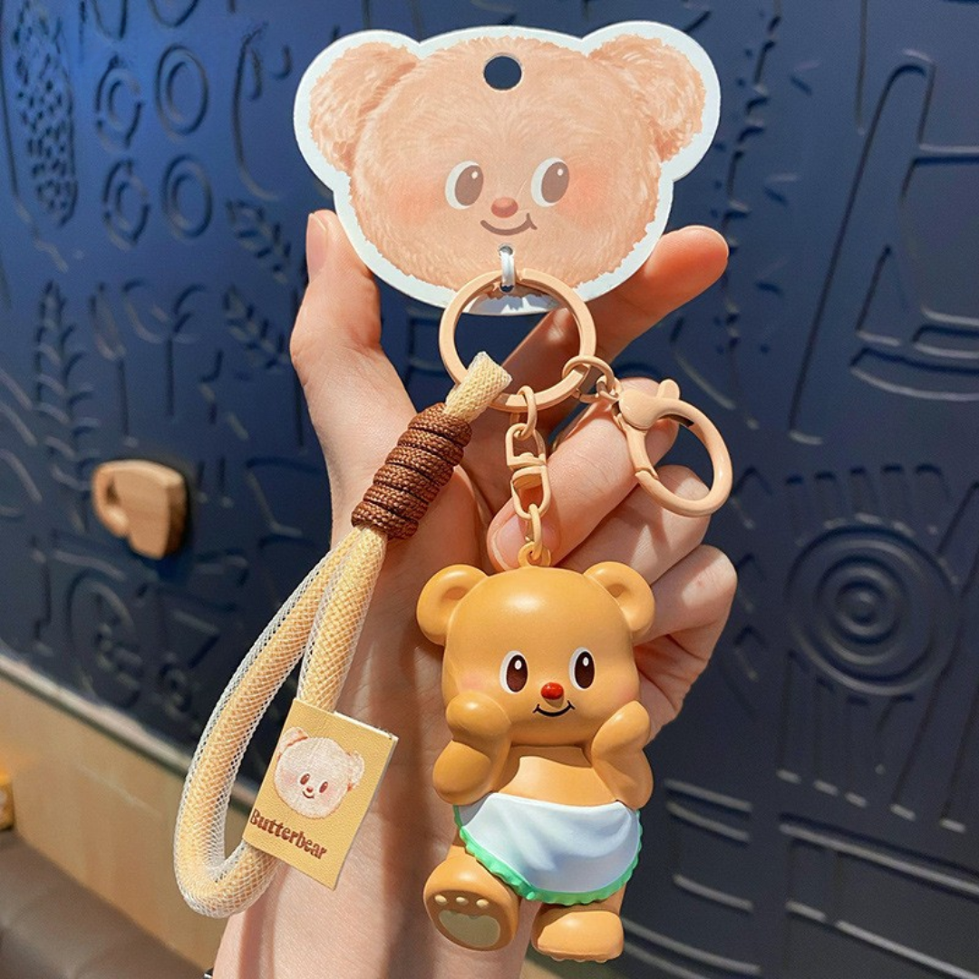 Butter Bear Keychain