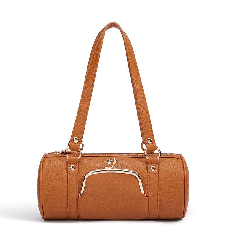 Vintage Boston Barrel Handbag