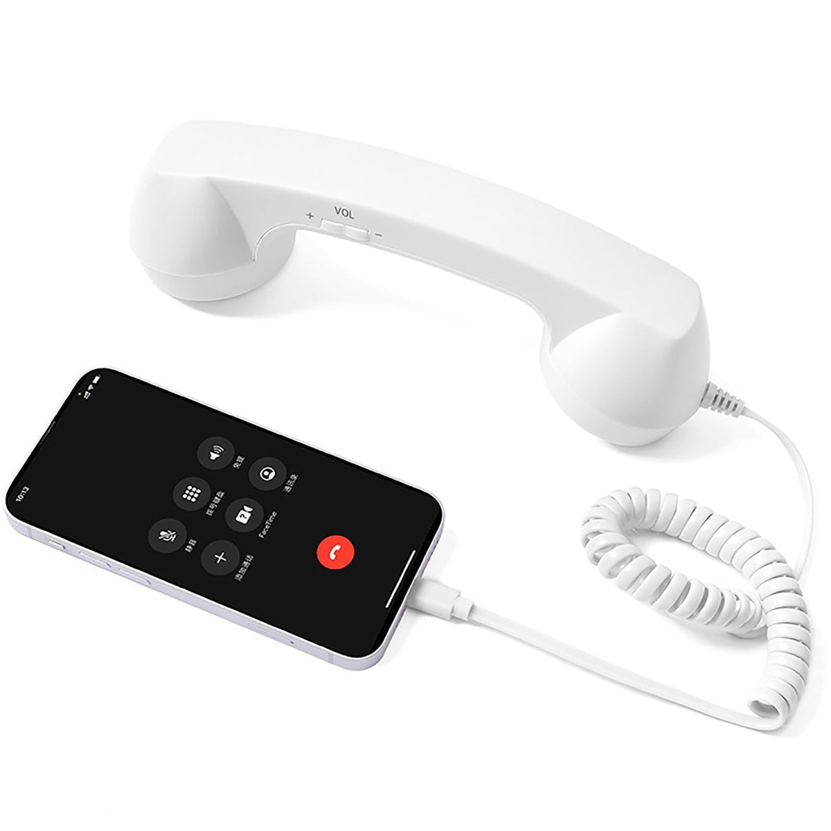 Retro Vintage Wired Phone Handset