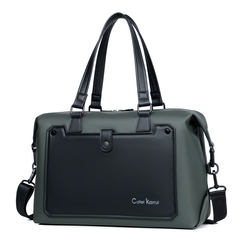 CateiKarrui Large Capacity Business Trip Men's Oxford Duffle Bag