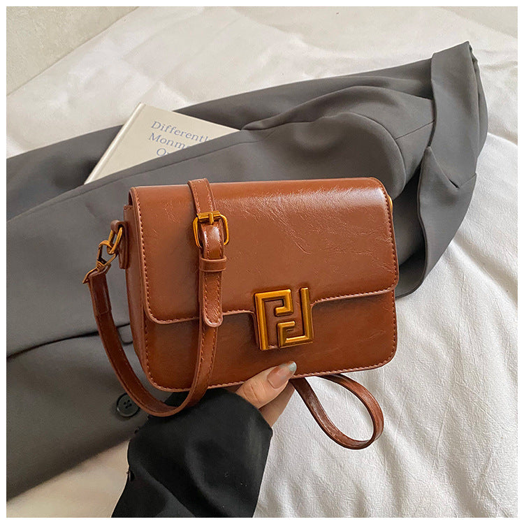 Retro Luxe Women’s Square Shoulder Bag