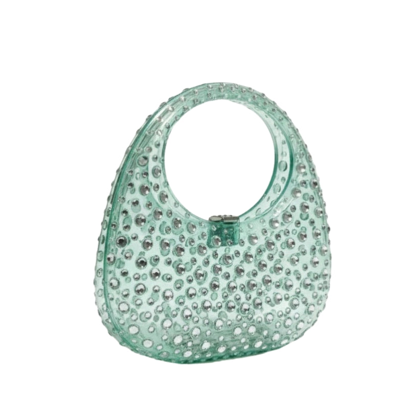 Elegant Rhinestone Clutch Handbag