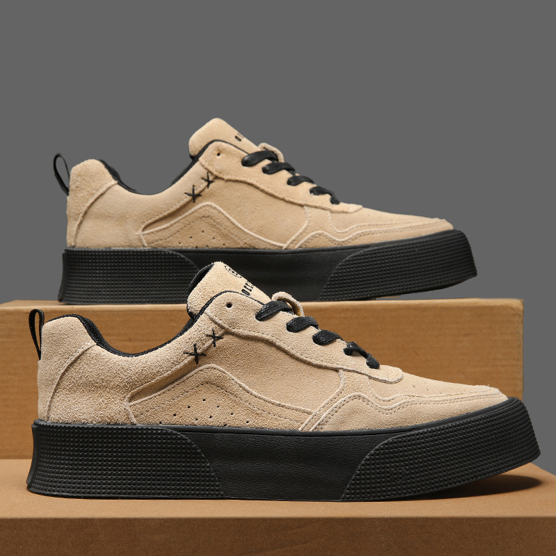 Men's Durable Lug-Sole Streetwear Fashion Sneakers