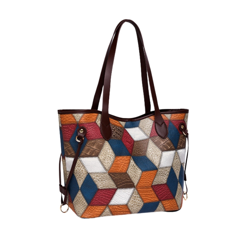 Spleva Chic Splice Large Capacity Shoulder Bag