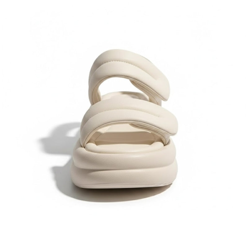 Cushioned Dual Strap Platform Sandals For Women