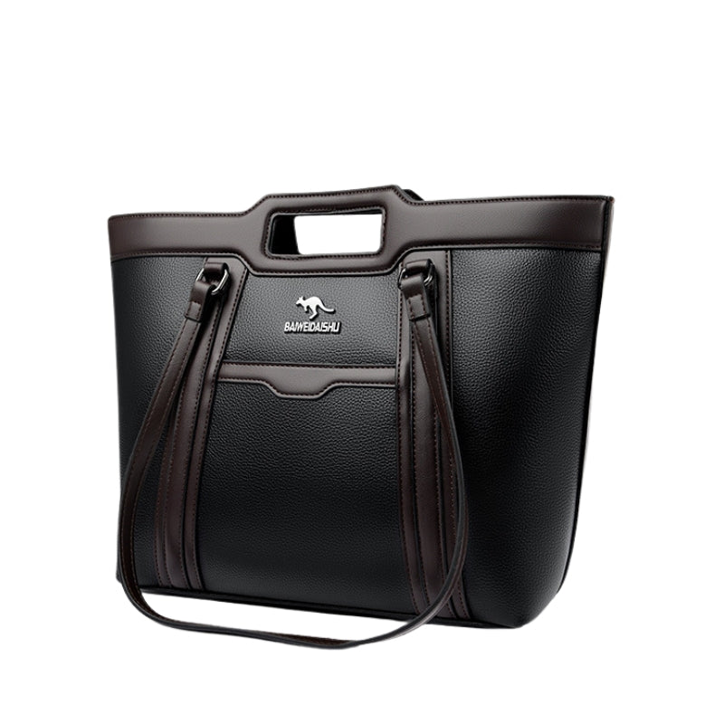 High End Kangaroo Leather Commuter Shoulder Bag