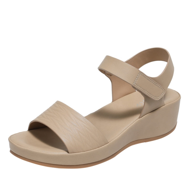 Modern Textured Wedge Sandals for Women