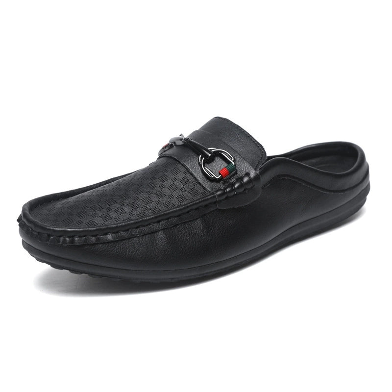 Men's Professional Patterned Mules Loafers