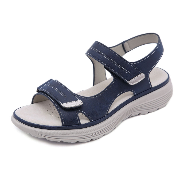 Adjustable Dual-Strap Comfort Wedge Sandals For Women