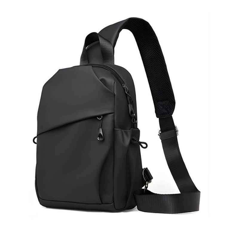 Men's Minimalist Geometric Single Strap Crossbody Bag