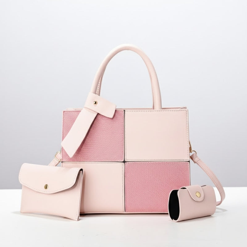 Eleganza Contrast Luxe Large Capacity Shoulder Bag