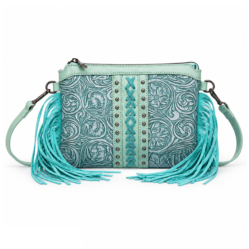 Boho Charm Women’s Tassel Crossbody Bag