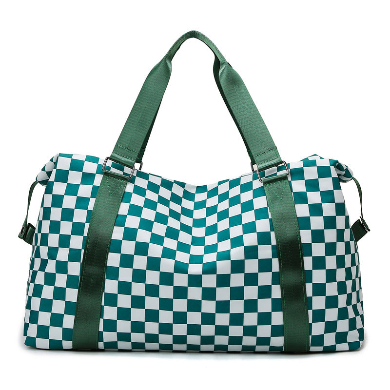 Plaid Porter Duffle Bag