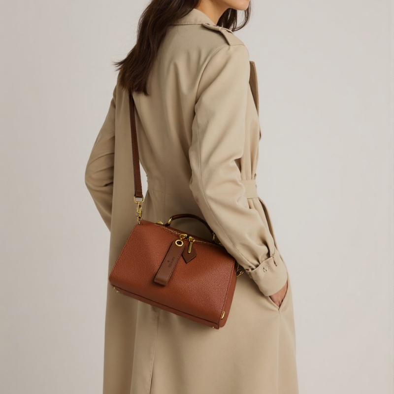 Retro Soft PU Leather Handbag For Women