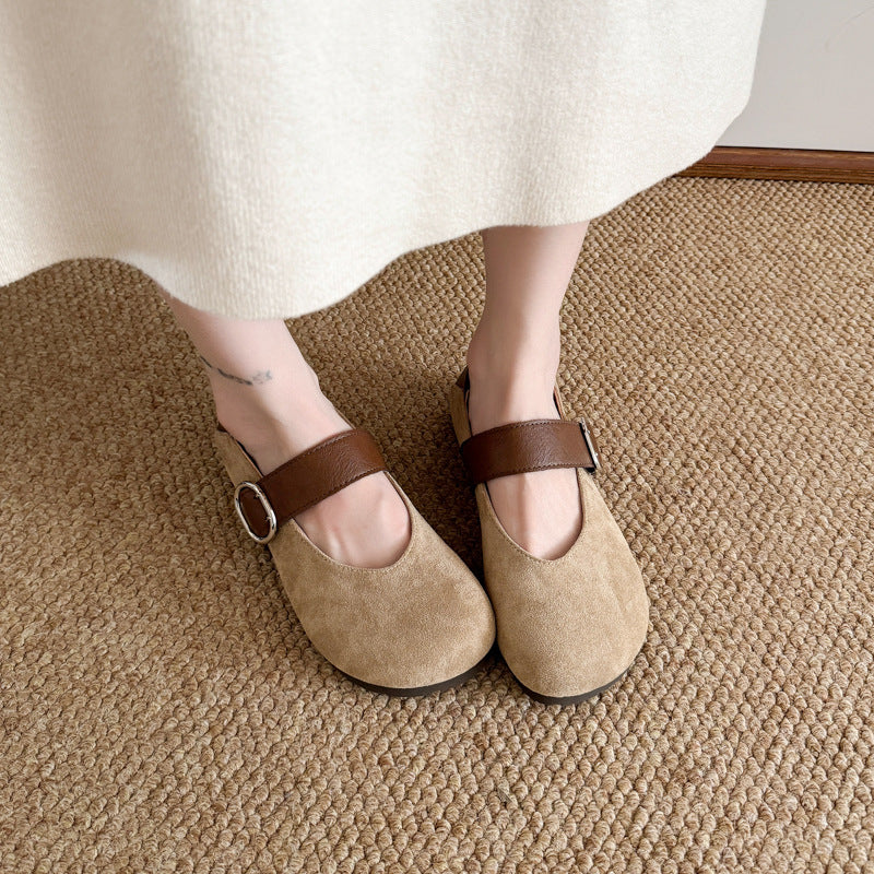 Vintage Buckle Strap Women’s Pumps
