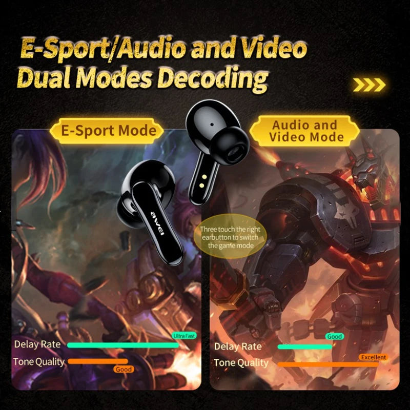 Pro Xtreme Wireless Gaming Bluetooth Earbuds